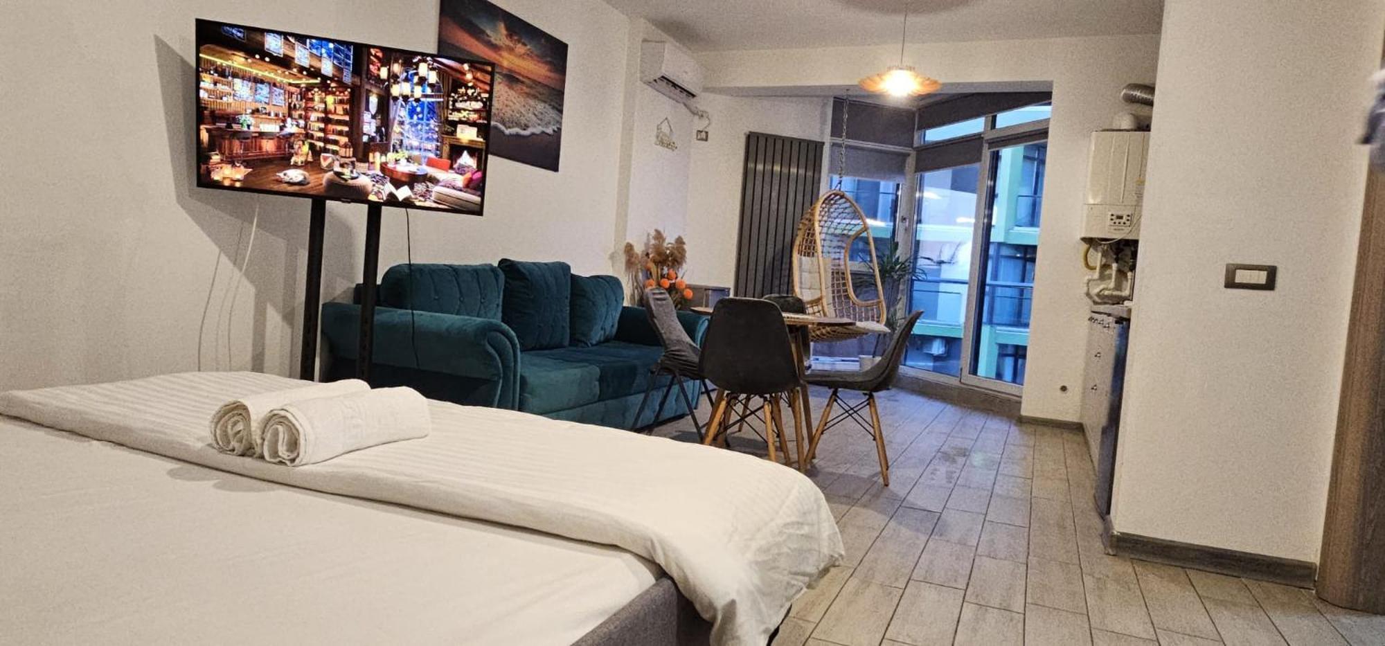 Luxury Suite Alezzi Beach Apartment Piscina Incalzita Sauna Jacuzzi Parking Năvodari Buitenkant foto